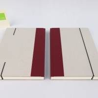 Skizzenbuch, dunkel-rot, Notizbuch, Büttenpapier, 90 Blatt, 24,5 x 17 cm Bild 6