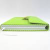 Tagebuch, DIN A5, Vorhängeschloss abschließbar, hell-grün weiße Punkte, 150 Blatt, handgefertigt Bild 3