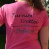 T-Shirt - Turniertrottel Deluxe - pink meliert  - für Damen Bild 2