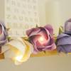 Lichterkette große Rosen in weiß, Hochzeitsdeko, Tischdeko, Girlande Hochzeit, Geschenk Bild 8