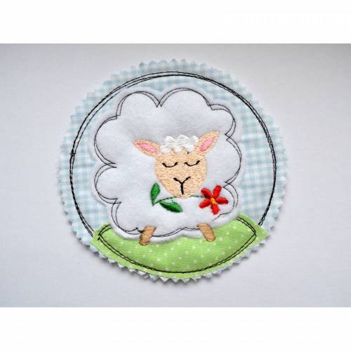 Stickdatei DOODLE Schaf 13x13cm und 13x15cm