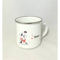 Tasse mit Namen personalisiert Motiv "Hund" Bild 1