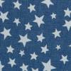 Softshell mit  Fleece-Abseite, Sterne, Stars, blau ( 1m/13,00€ ) Bild 2