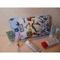 Kulturbeutel, Projekttasche, Mäppchen, Stricktasche, Kosmetiktasche, mit Reißverschluß, Clutch Bild 1