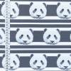 13,90EUR/m Jersey "Panda" Streifen grau Bild 2
