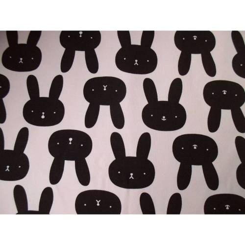 Sweat mit Hasen Reststück  gut 50cm