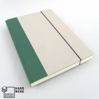 Skizzenbuch, hell-grün, 90 Blatt Büttenpapier, 24,5 x 17 cm, Notizbuch Bild 1