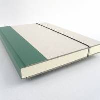 Skizzenbuch, hell-grün, 90 Blatt Büttenpapier, 24,5 x 17 cm, Notizbuch Bild 2