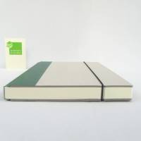 Skizzenbuch, hell-grün, 90 Blatt Büttenpapier, 24,5 x 17 cm, Notizbuch Bild 3