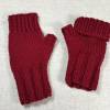 Warme Bio Handschuhe fingerlos für Kinder 3-5 Jahre in vielen Farben Bild 6