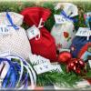 Adventskalender EULE, Stoff Säckchen mit gestickten Zahlen für Kinder und Erwachsene, Weihnachten, Advent, verschiedene Farben Bild 8