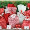 Adventskalender Stoff Säckchen mit gestickten Zahlen für Kinder und Erwachsene, Weihnachten, Advent, verschiedene Farben Bild 2