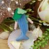Meerjungfrau-Nixe, Jahreszeitentisch Sommer, Filzpüppchen Bild 8