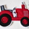 Traktor -- Aufnäher in verschiedenen Größen (S-XL) -- Bügelbild -- Applikation zum Aufbügeln Bild 4