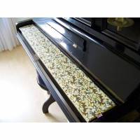 Tastenläufer für Klavier Keyboard Piano Leaves Farbwahl Längenwahl x Breite 15,5 cm Bild 1