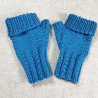 Fingerlose Handschuhe lang für Babys in viele Farben, Biowolle Bild 10