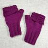 Fingerlose Handschuhe lang für Babys in viele Farben, Biowolle Bild 3