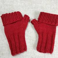 Fingerlose Handschuhe lang für Babys in viele Farben, Biowolle Bild 4