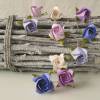 Lichterkette kleine Rosen Lavendel, Tischdeko Taufe, Hochzeit, Konfirmation, Geburtstag Bild 2