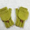 Babyhandschuhe mit Kappe aus Bio-Wolle, viele Farben möglich, Marktfrauenhandschuhe Bild 8