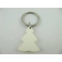 1 Schlüsselanhänger Weihnachtsbaum Polaris Weiß Bild 1