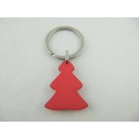 1 Schlüsselanhänger Weihnachtsbaum Polaris Rot Bild 1