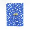 Tagebuch mit Schloss, blau weiße Sterne, 150 Blatt, DIN A5, handgefertigt Bild 2