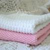 Spültuch - Spüllappen - Waschlappen -  2 Stück als Set -Baumwolle - handgestrickt & gehäkelt, rosa & weiß Bild 3