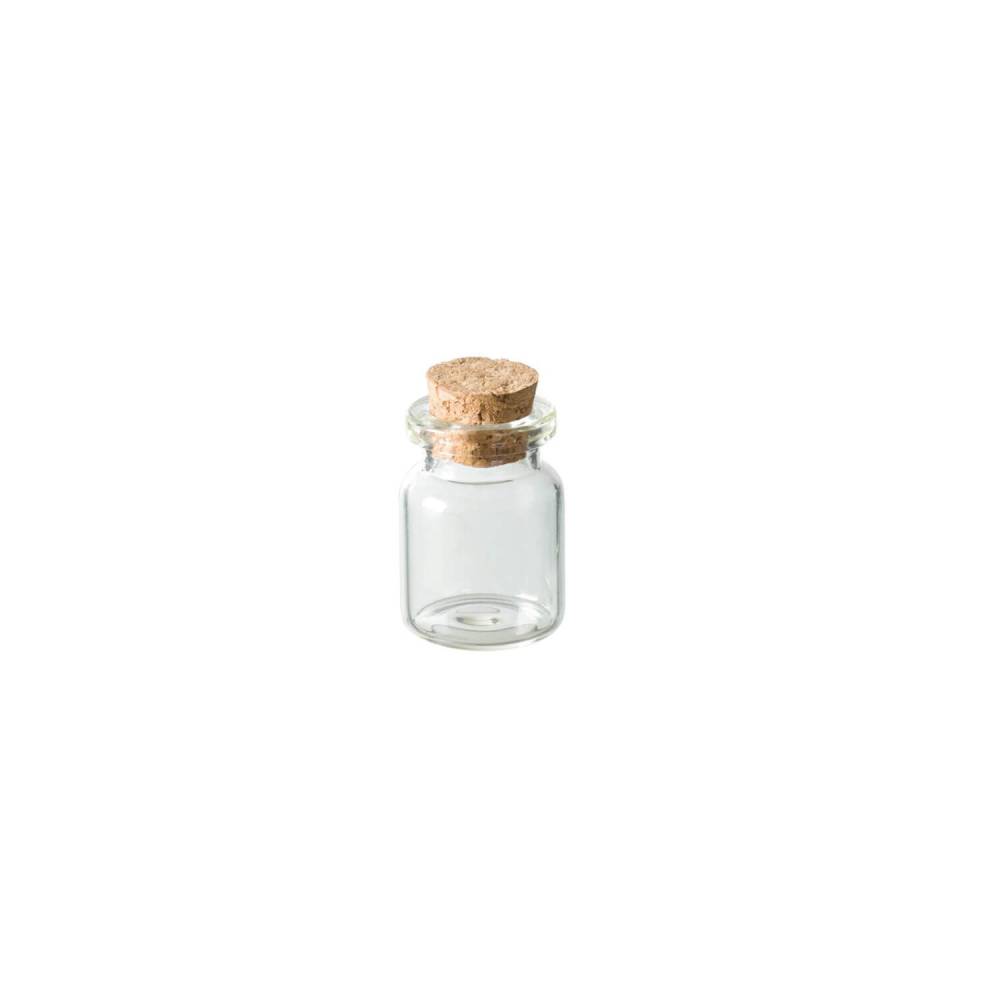 10er Set Mini Flaschen ca. 22 x 30 mm Bild 1
