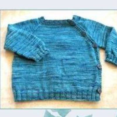 Strickanleitung Schlüttli, Strickjacke Gr. 50-104, Baby-Strickjacke Anleitung, Strickmuster Strickjacke, Wickeljacke Kleinkind