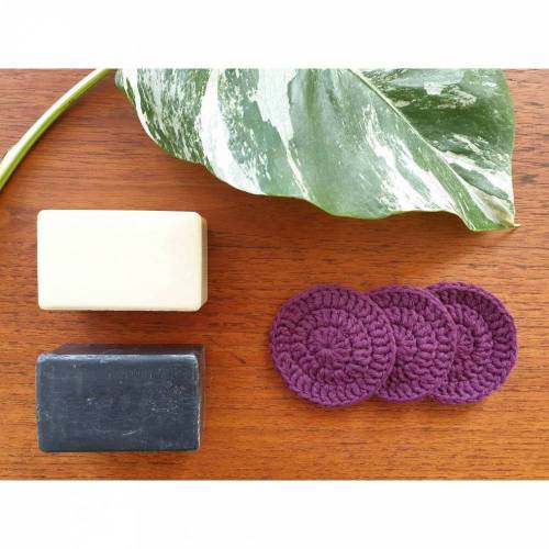 Nachhaltigkeit - Abschminkpads gehäkelt (3er Set)