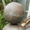 traumhafte Garten Stele aus frostfester Keramik Bild 2