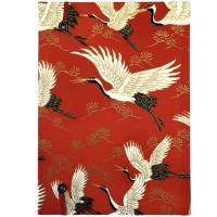 Notizbuch Reisetagebuch "Japanese Bird" Japan japanisch Asien asiatisch Kranich Geschenk Bild 3