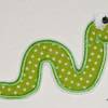 Schlange -- Wurm -- Aufnäher in verschiedenen Größen (S-XL) -- Bügelbild Bild 2