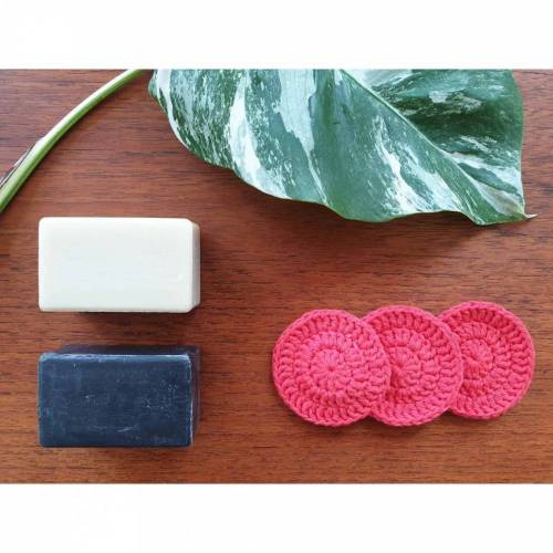 Nachhaltigkeit - Abschminkpads gehäkelt (3er Set)