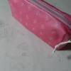 Mäppchen rosa Faulenzer  Kosmetiktasche Wachstuch Bild 5