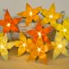 Lichterkette orange-gelb, Herbst Deko für Wohnzimmer und Kinderzimmer Bild 5