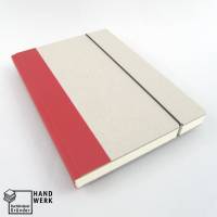 Skizzenbuch, hell-rot, Notizbuch, 24,5 x 17 cm, Büttenpapier, 90 Blatt Bild 1