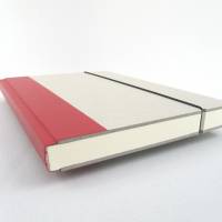 Skizzenbuch, hell-rot, Notizbuch, 24,5 x 17 cm, Büttenpapier, 90 Blatt Bild 2