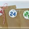 Adventskalender Papiertüten zum Befüllen in rot, blau oder grün, 14 x 22 cm für Kinder und Erwachsene, Advent, Nikolaus Adventkalender Bild 10