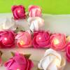 Lichterkette mit bunten Rosen als Geschenk oder Deko. Bild 6