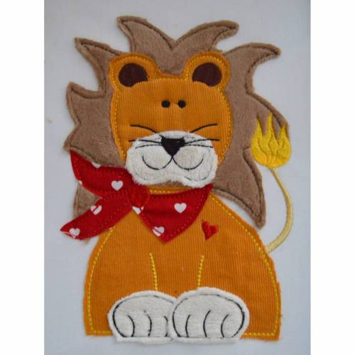 Stickdatei Löwe doodle 16x23cm