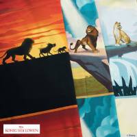 Panel König der Löwen ,Jersey , Simba, Nala, Pumbaa, Timon , Digitaldruck  Oeko-Tex Standard 100 (1m/18,47€) Bild 1