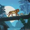 Panel König der Löwen ,Jersey , Simba, Nala, Pumbaa, Timon , Digitaldruck  Oeko-Tex Standard 100 (1m/18,47€) Bild 4