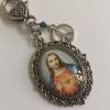 Taschenanhänger/Schlüsselanhänger mit Jesusbild Bild 4