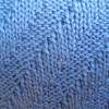 Kissenhülle "Jeans Forever" - Strick und Stoff - blau - 40 x 40 cm - mit Reißverschluß Bild 7