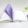 Notizbuch, Vögel, 300 Seiten, lila, DIN A5, Recyclingpapier, handgefertigt Bild 5