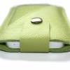 Grüne Smartphonetasche Leder & Stoff Bild 4