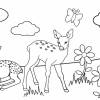 Kinderbordüre zum ausmalen: Tiere im Wald -  selbstklebend - 15 cm Höhe Bild 7