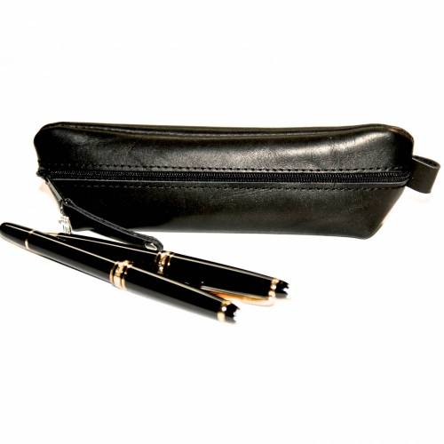 Besonderes Stifteetui aus Glattleder „dreidimensional”